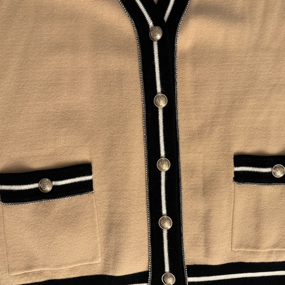 Maje Oversized Rhinestone Sweater Vest - New without tags - Picture 8 of 8